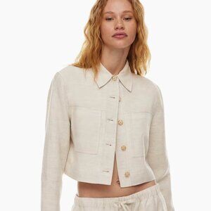 Wilfred Little Cropped Linen Jacket | XXS